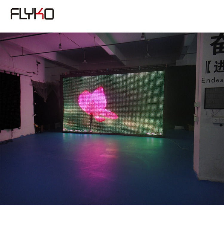 fireproof P3.5 video function stage decoration 3mx5m