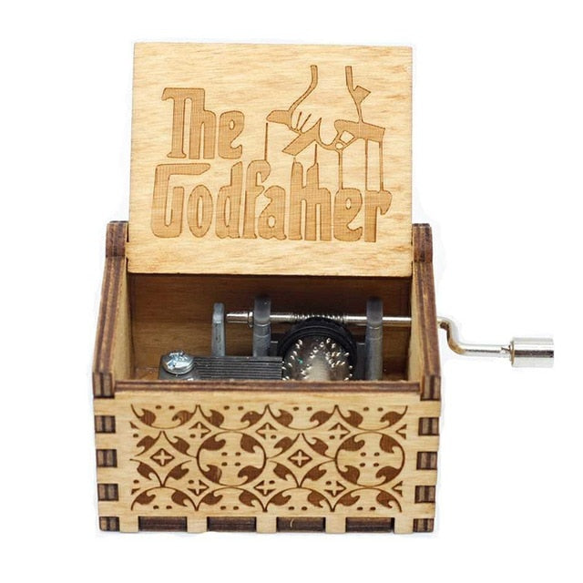 Wooden Hand Crank Game of Thrones Star Wars Juego De Tronos Music Box Theme Wooden Beauty And The Beast Music Box