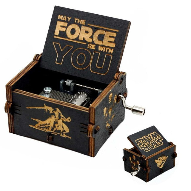 Wooden Hand Crank Game of Thrones Star Wars Juego De Tronos Music Box Theme Wooden Beauty And The Beast Music Box
