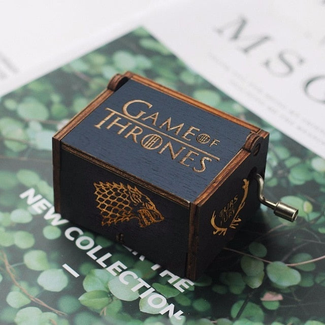 Wooden Hand Crank Game of Thrones Star Wars Juego De Tronos Music Box Theme Wooden Beauty And The Beast Music Box