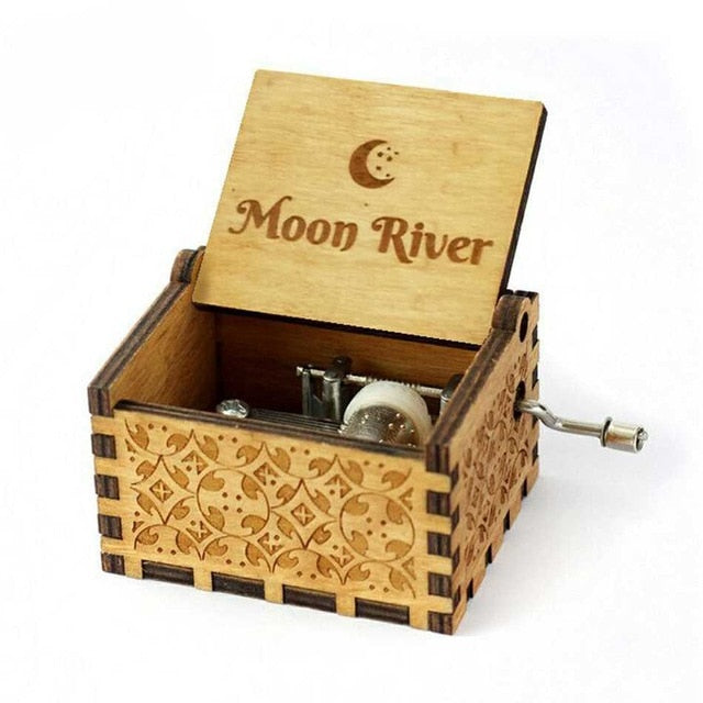 Wooden Hand Crank Game of Thrones Star Wars Juego De Tronos Music Box Theme Wooden Beauty And The Beast Music Box