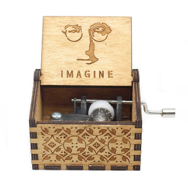 Wooden Hand Crank Game of Thrones Star Wars Juego De Tronos Music Box Theme Wooden Beauty And The Beast Music Box