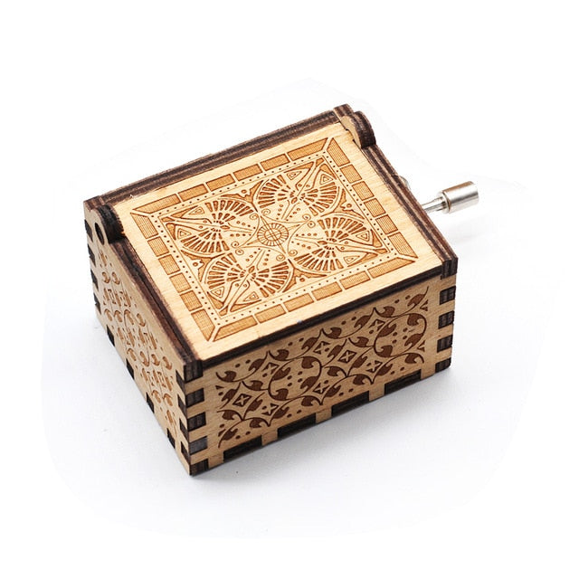 Wooden Hand Crank Game of Thrones Star Wars Juego De Tronos Music Box Theme Wooden Beauty And The Beast Music Box