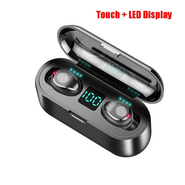 In Ear Bluetooth Earphone air Wireless Earphones Sport Headphones Stereo Earbuds Headset with Mic PowerBank For apple Xiaomi TWS